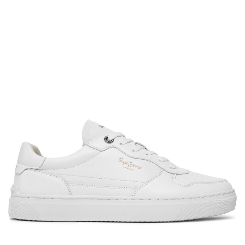 Сникърси Pepe Jeans Camden Class M PMS00009 Бял цвят на ниска цена