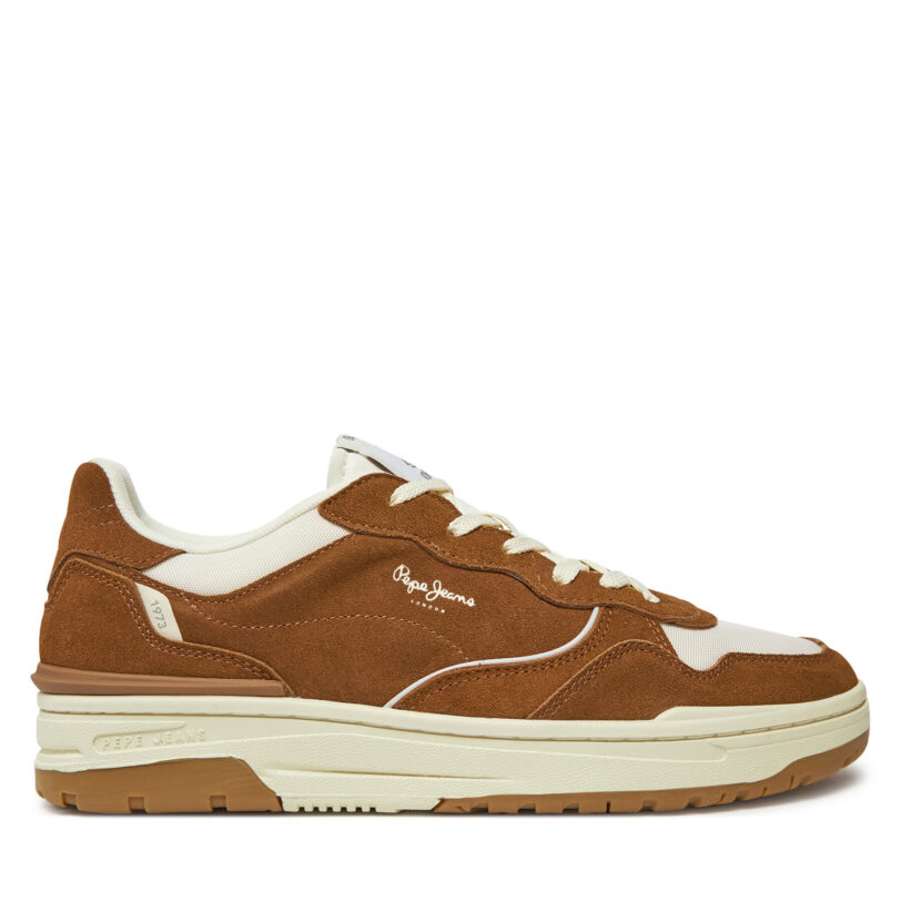 Сникърси Pepe Jeans Chester Air M PMS00033 Кафяв цвят на ниска цена