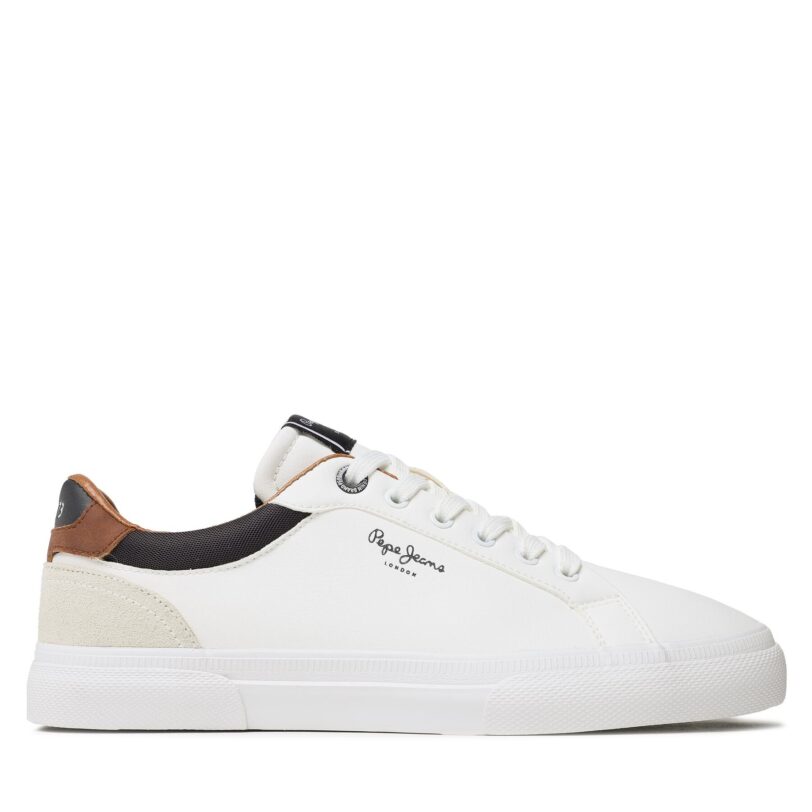 Сникърси Pepe Jeans Kenton Court PMS30839 Бял цвят на ниска цена