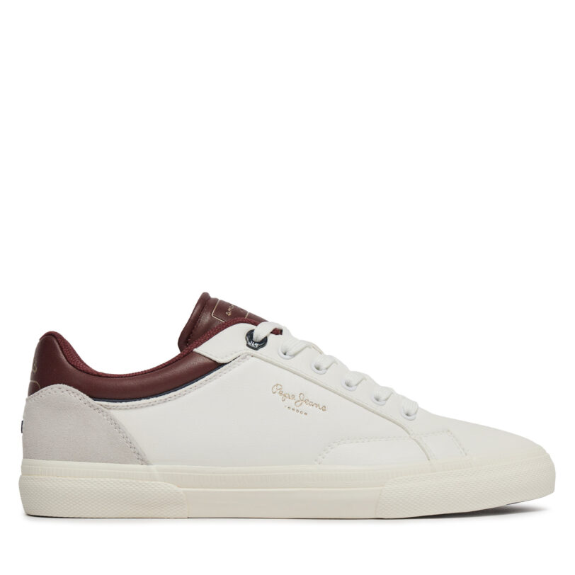 Сникърси Pepe Jeans Kenton Journey M PMS31006 Бял цвят на ниска цена