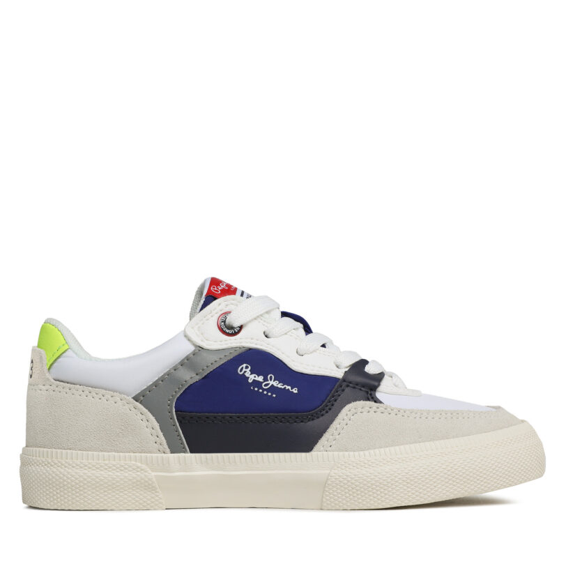 Сникърси Pepe Jeans Kenton Master Combi B PBS30548 Бял цвят на ниска цена
