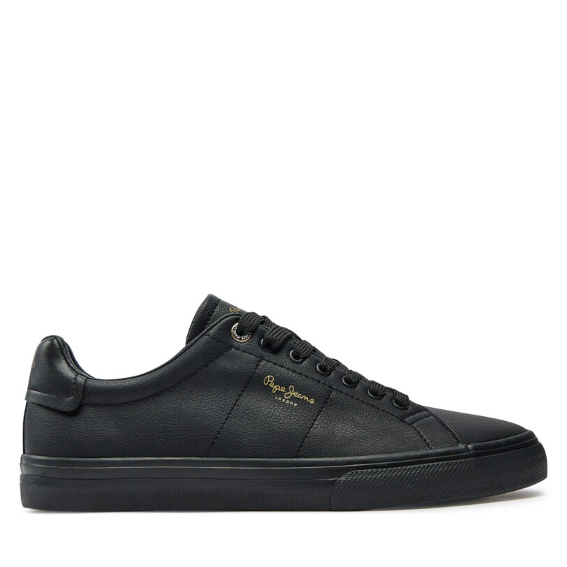 Сникърси Pepe Jeans Kenton Rise PMS31059 Черен цвят на ниска цена