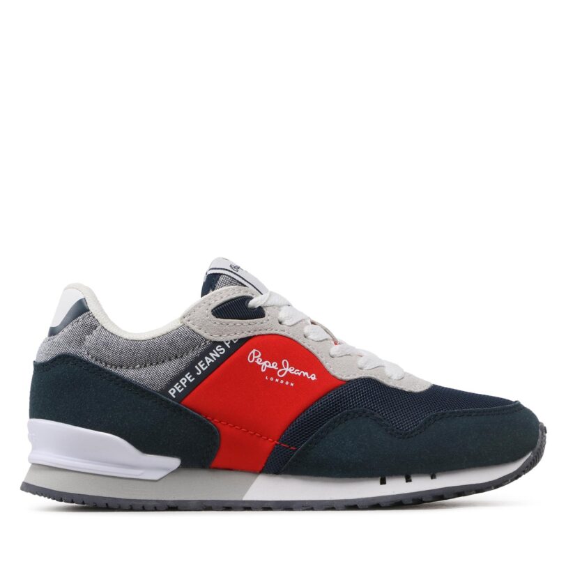 Сникърси Pepe Jeans London B Brighton PBS30552 Тъмносин цвят на ниска цена