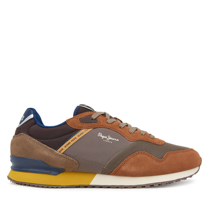 Сникърси Pepe Jeans London Brick PMS400011 Кафяв цвят на ниска цена