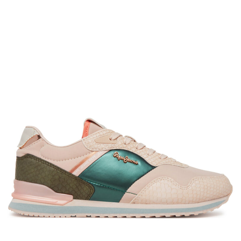 Сникърси Pepe Jeans London Mix PLS40044 Розов цвят на ниска цена