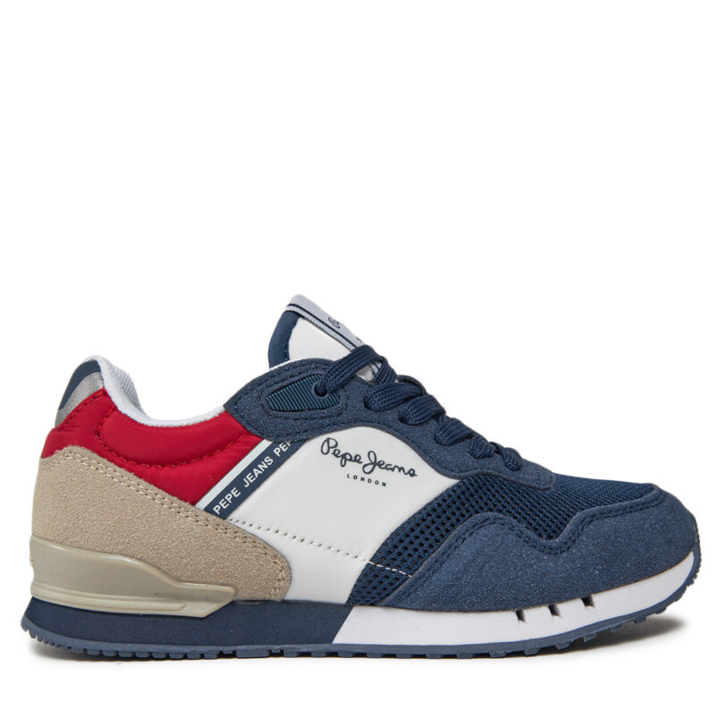 Сникърси Pepe Jeans London Urban B PBS40002 Тъмносин цвят на ниска цена