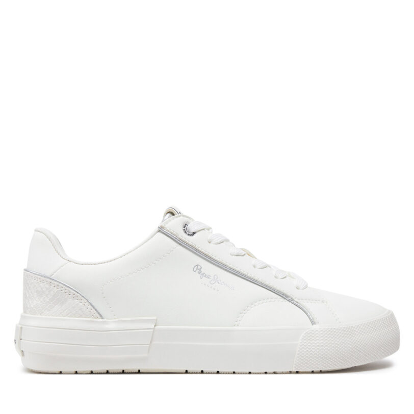 Сникърси Pepe Jeans PLS31580 Бял цвят на ниска цена