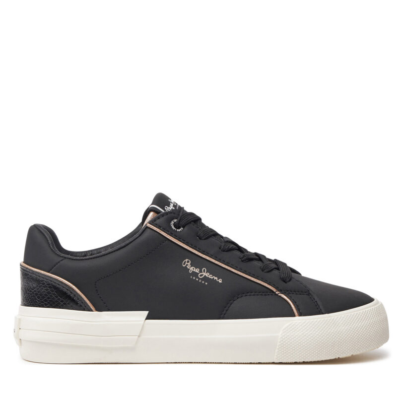 Сникърси Pepe Jeans PLS31580 Черен цвят на ниска цена