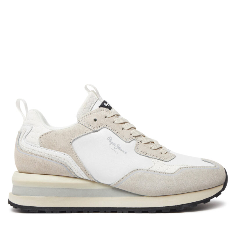 Сникърси Pepe Jeans PLS60012 Бял цвят на ниска цена