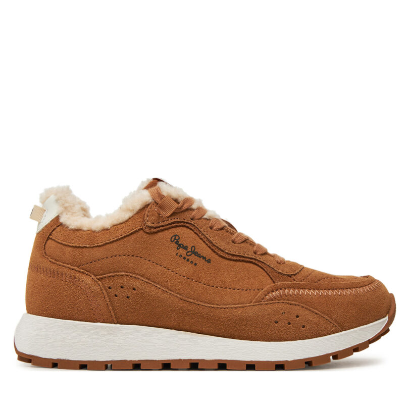 Сникърси Pepe Jeans PLS60015 Кафяв цвят на ниска цена