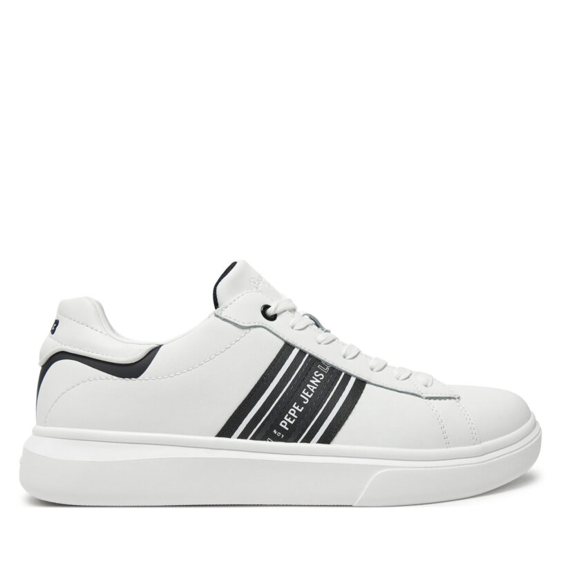 Сникърси Pepe Jeans PMS00023 Бял цвят на ниска цена