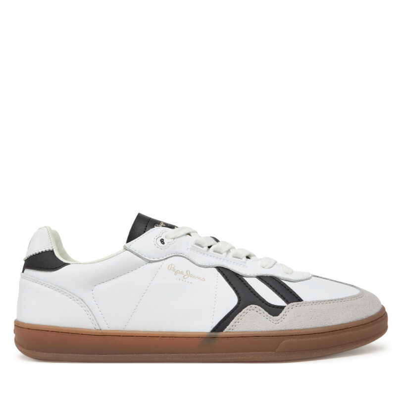 Сникърси Pepe Jeans PMS00042 Бял цвят на ниска цена