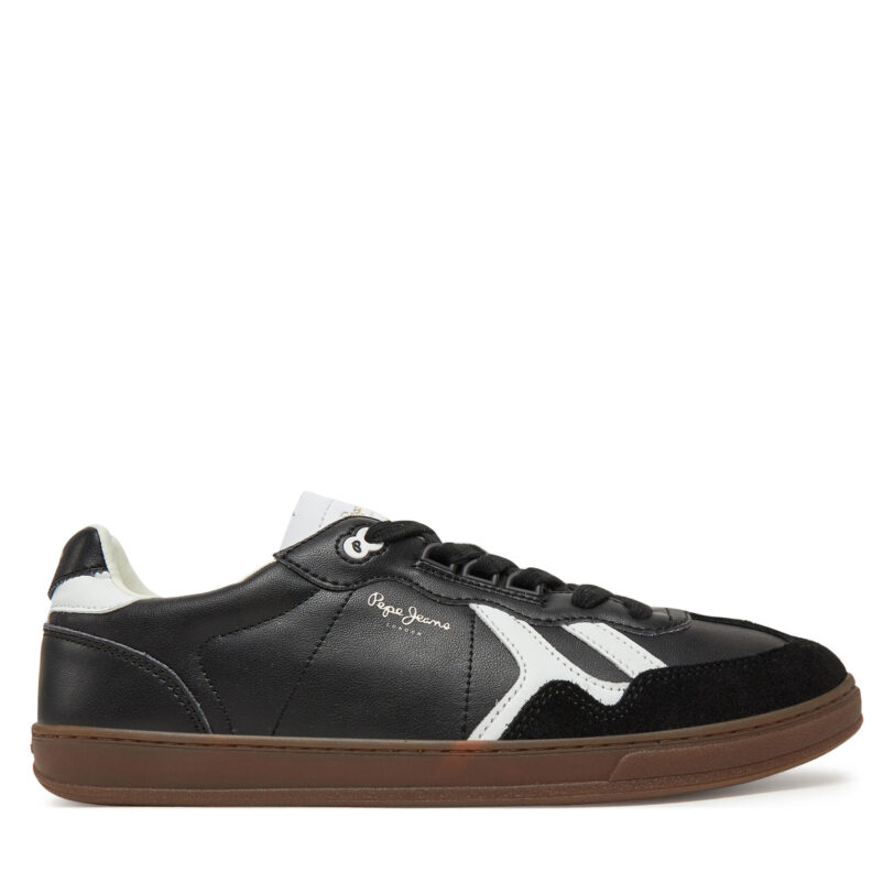 Сникърси Pepe Jeans PMS00042 Черен цвят на ниска цена