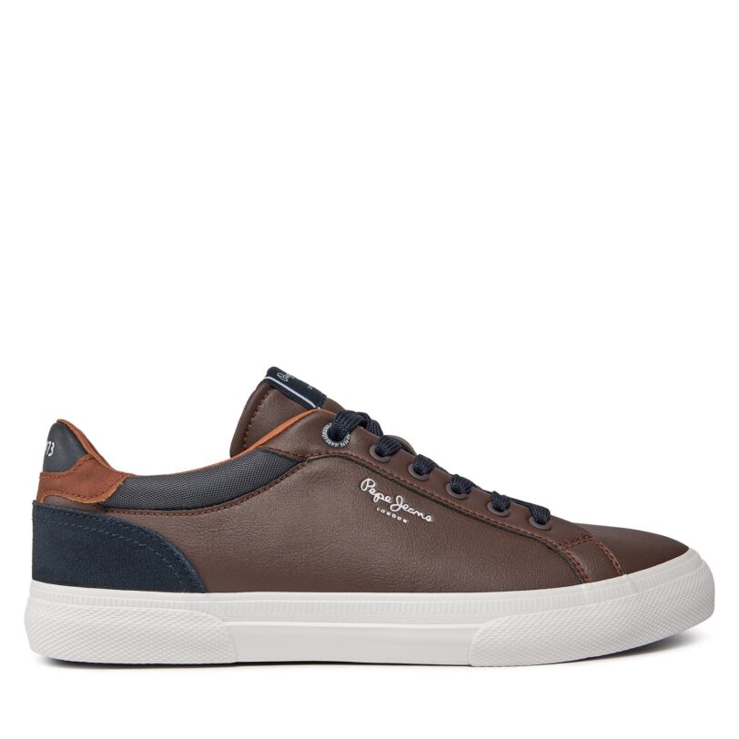 Сникърси Pepe Jeans PMS30839 Кафяв цвят на ниска цена