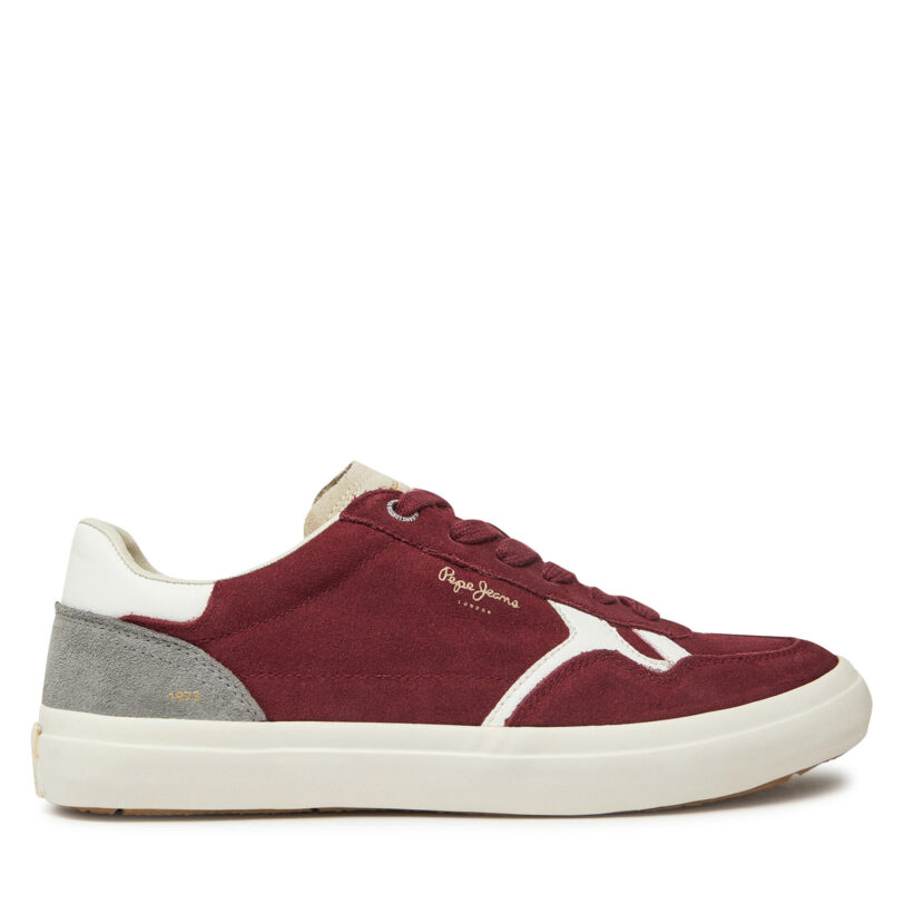 Сникърси Pepe Jeans PMS31058 Бордо цвят на ниска цена
