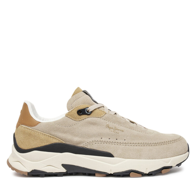 Сникърси Pepe Jeans PMS60022 Бежов цвят на ниска цена