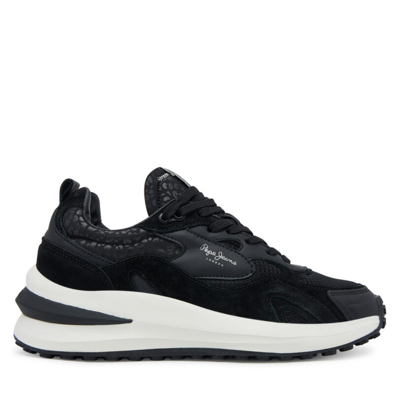 Сникърси Pepe Jeans Winslow One PLS600012 Черен цвят на ниска цена