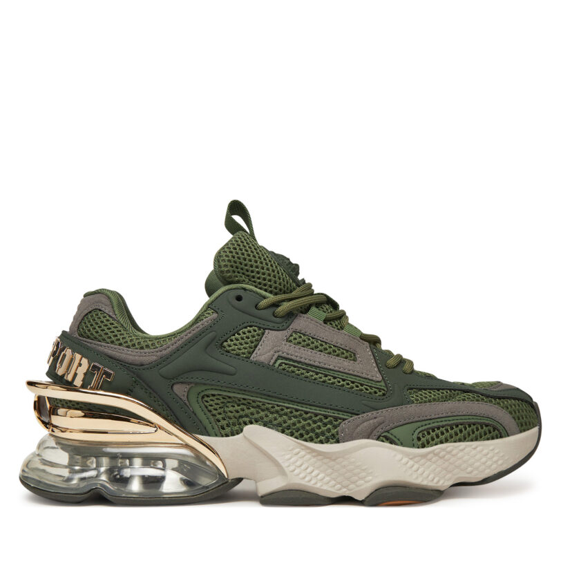 Сникърси Plein Sport Thunderbeast // GEN.X.05 SAES USC0750 STE003N Зелен цвят на ниска цена