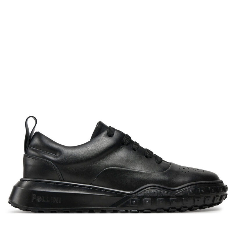 Сникърси Pollini SA10183G0LTN100A Черен цвят на ниска цена