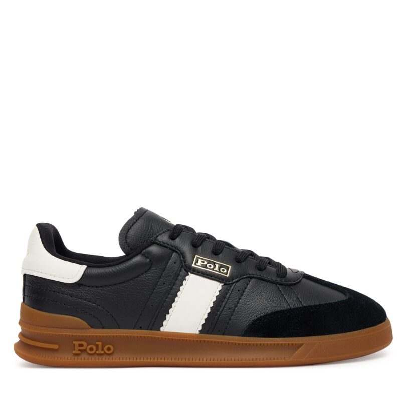 Сникърси Polo Ralph Lauren Aera 804956688008 Черен цвят на ниска цена