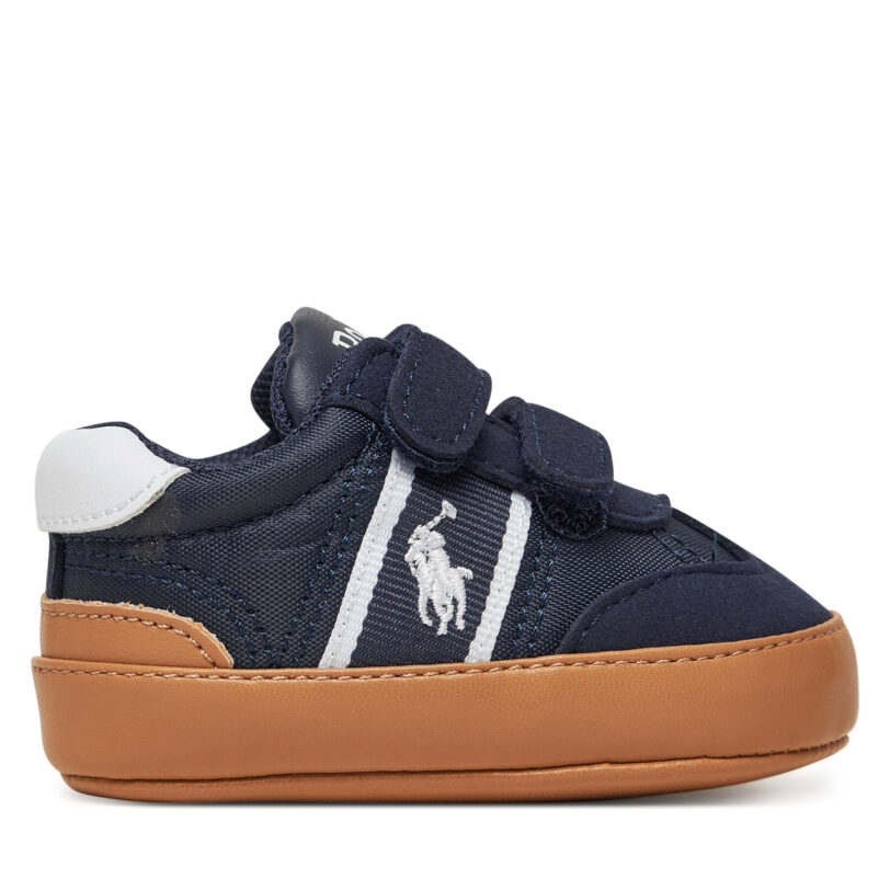 Сникърси Polo Ralph Lauren Heritage Court II Baby RL02362410 Тъмносин цвят на ниска цена