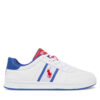 Сникърси Polo Ralph Lauren Heritage Court III T-Toe RL02475103 Бял цвят на ниска цена