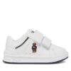 Сникърси Polo Ralph Lauren Heritage Court IV Ezz Bear RL02931101 Бял цвят на ниска цена