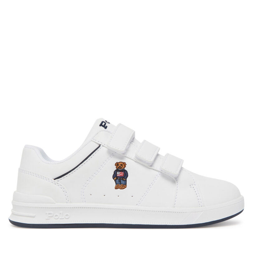 Сникърси Polo Ralph Lauren Heritage Court IV Ezz Bear RL02939101 Бял цвят на ниска цена