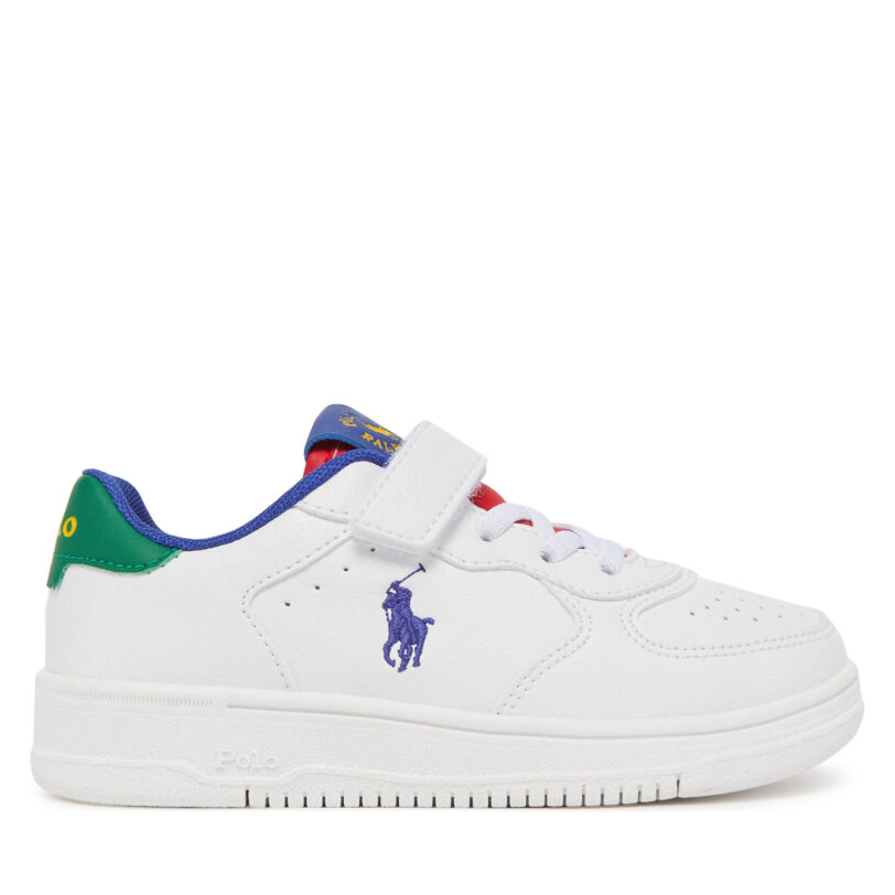 Сникърси Polo Ralph Lauren Master Court Ps RL02438101 Бял цвят на ниска цена