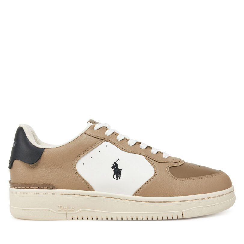 Сникърси Polo Ralph Lauren Masters Court 809960988001 Кафяв цвят на ниска цена