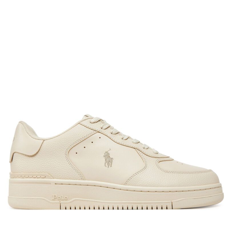 Сникърси Polo Ralph Lauren Masters Court 809971279001 Бежов цвят на ниска цена