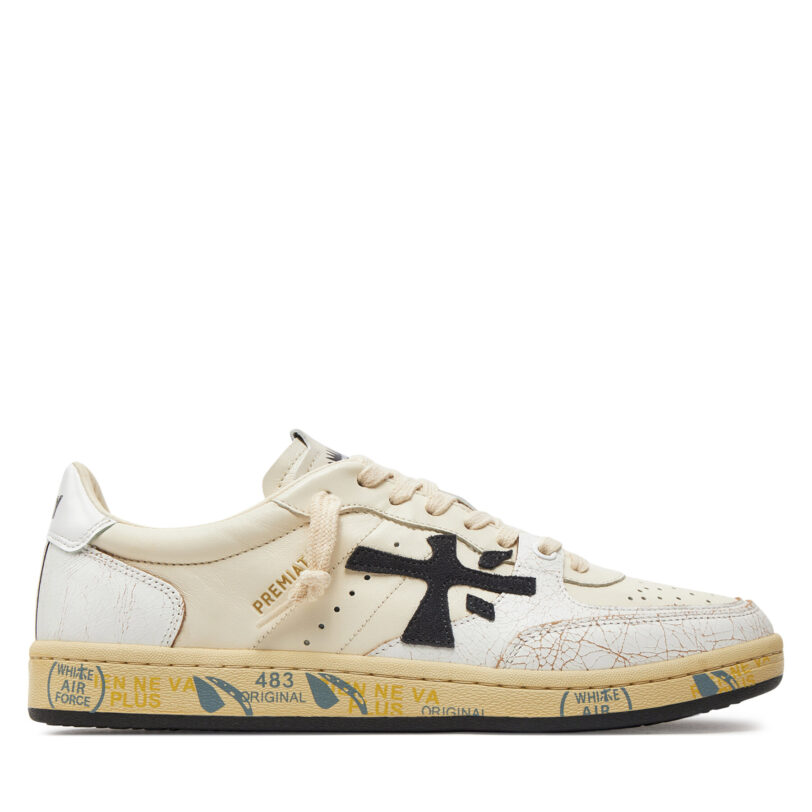 Сникърси Premiata Bsktclay BSKT CLAY VAR 6775 Екрю цвят на ниска цена