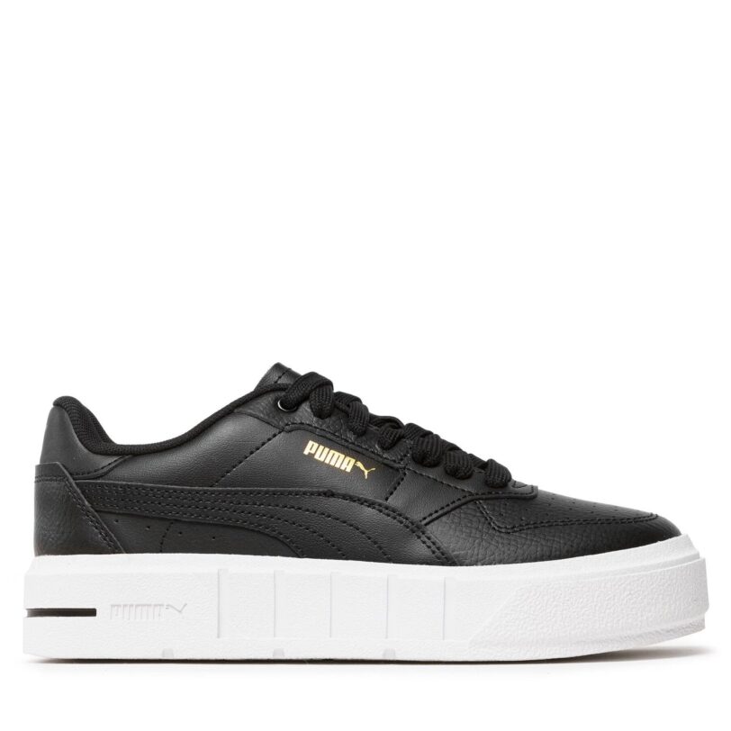 Сникърси Puma Cali Court Lth Jr 394384 02 Черен цвят на ниска цена