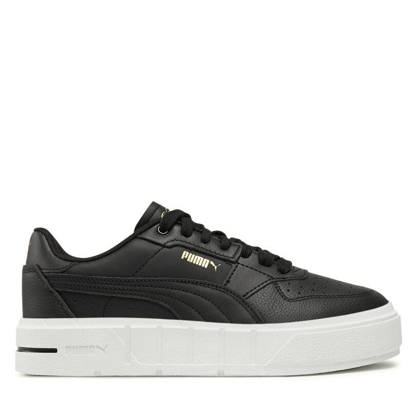 Сникърси Puma Cali Court Lth Wns 393802 04 Черен цвят на ниска цена