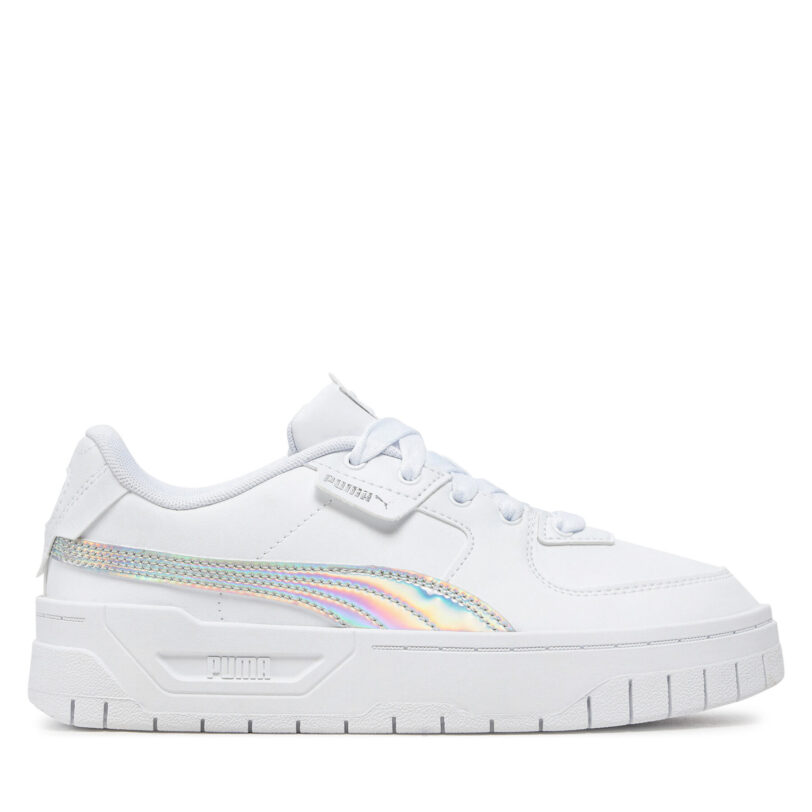 Сникърси Puma Cali Dream Iridescent Jr 396624-01 Бял цвят на ниска цена