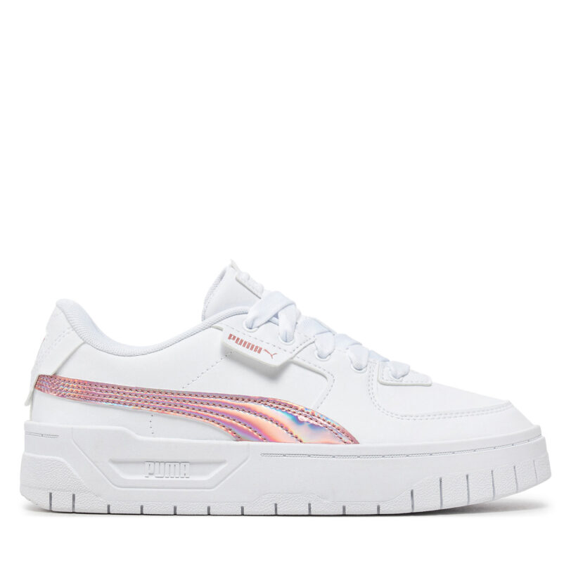 Сникърси Puma Cali Dream Iridescent Jr 396624-02 Бял цвят на ниска цена
