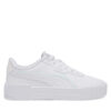 Сникърси Puma Carina 3.0 Holo 2.0 Jr 402280 01 Бял цвят на ниска цена