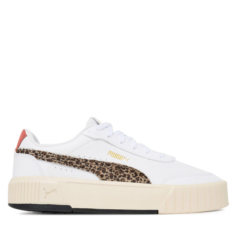 Сникърси Puma Carina Mia Animal Flair 403515 01 Бял цвят на ниска цена