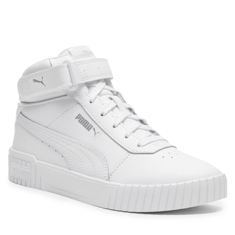 Сникърси Puma Carina Mid Jr 38737602 Бял цвят на ниска цена