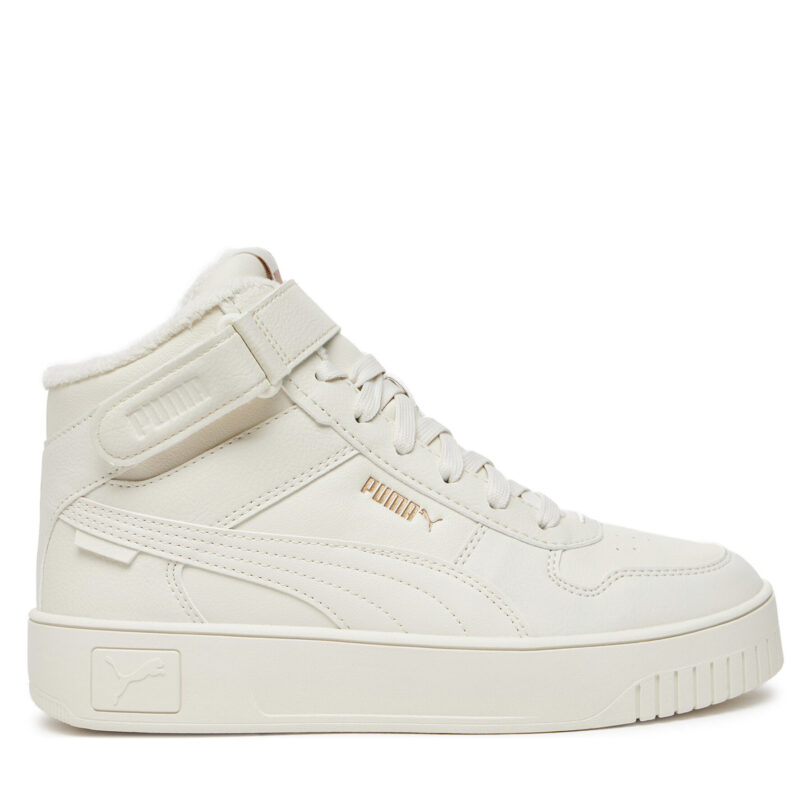 Сникърси Puma Carina Street Mid Wtr 398050 02 Екрю цвят на ниска цена