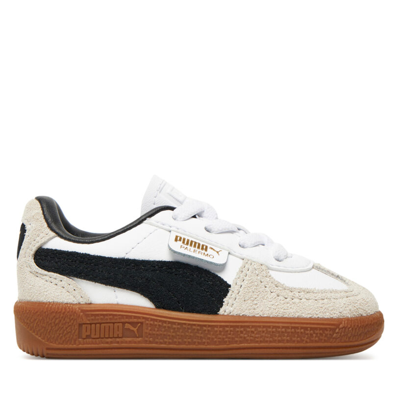 Сникърси Puma Palermo Lth Ac Inf 397277 01 Бял цвят на ниска цена