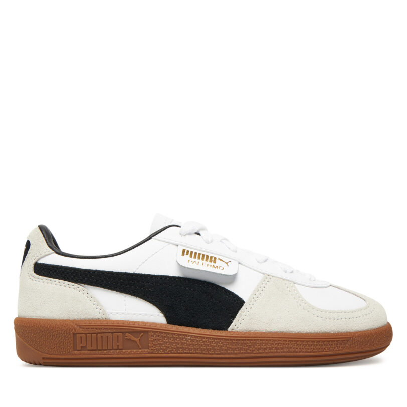 Сникърси Puma Palermo Lth Jr 397275 01 Бял цвят на ниска цена