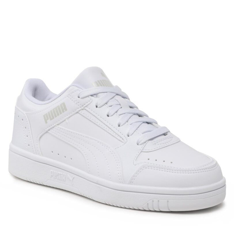 Сникърси Puma Puma Rebound Joy Lo Jr 38198401 Бял цвят на ниска цена