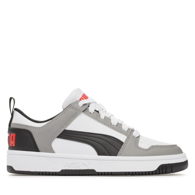 Сникърси Puma Rebound Layup Lo Sl Jr 370490 20 Бял цвят на ниска цена