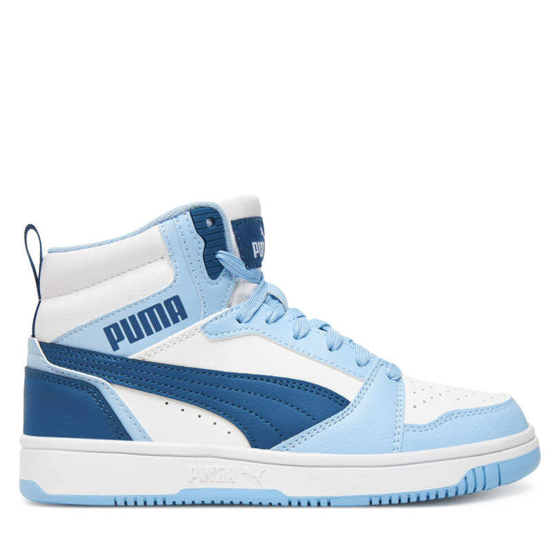 Сникърси Puma Rebound V6 Mid Jr 393831 32 Бял цвят на ниска цена