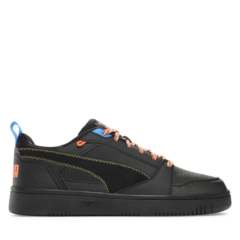 Сникърси Puma Rebound v6 Low Open 393581 01 Черен цвят на ниска цена