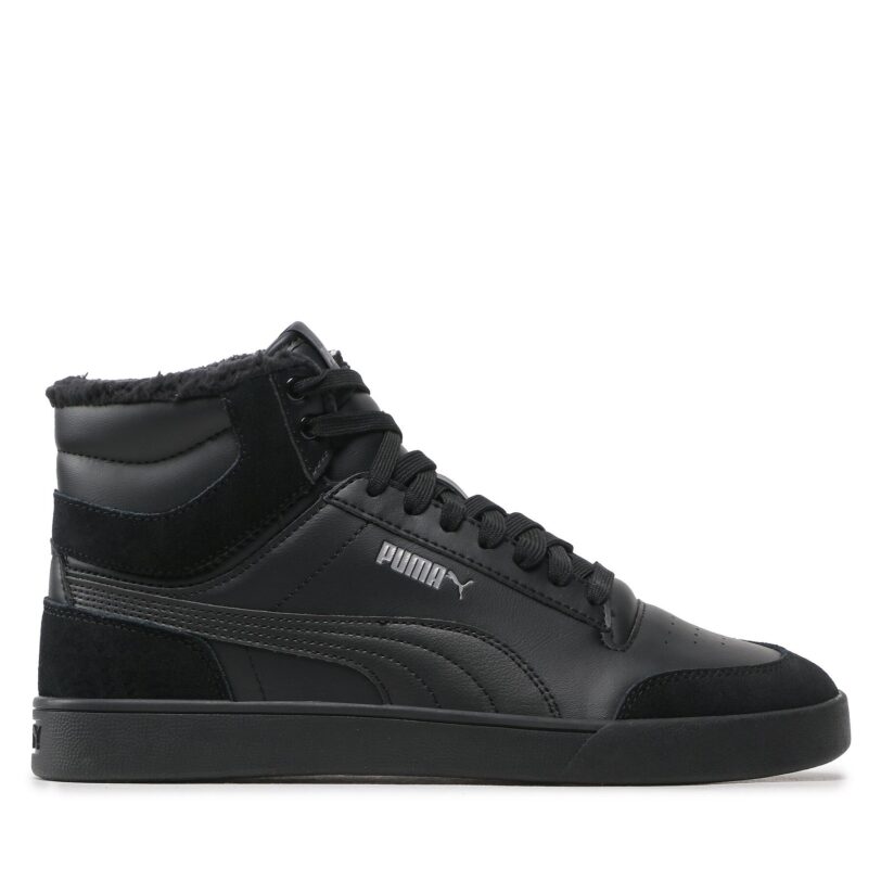 Сникърси Puma Shuffle Mid Fur 387609 01 Черен цвят на ниска цена