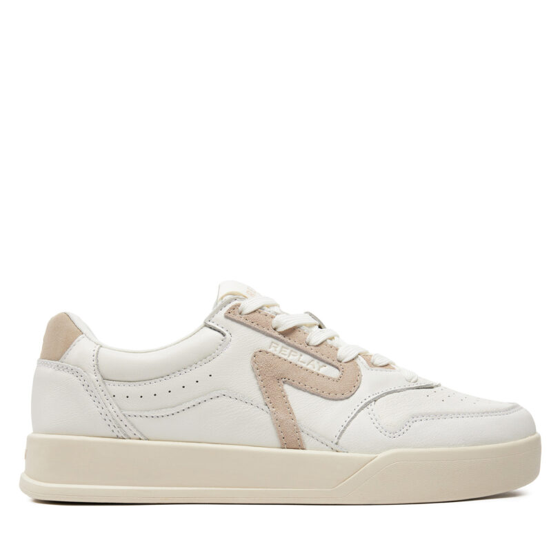 Сникърси Replay GMZ5N.000.C0001L Екрю цвят на ниска цена