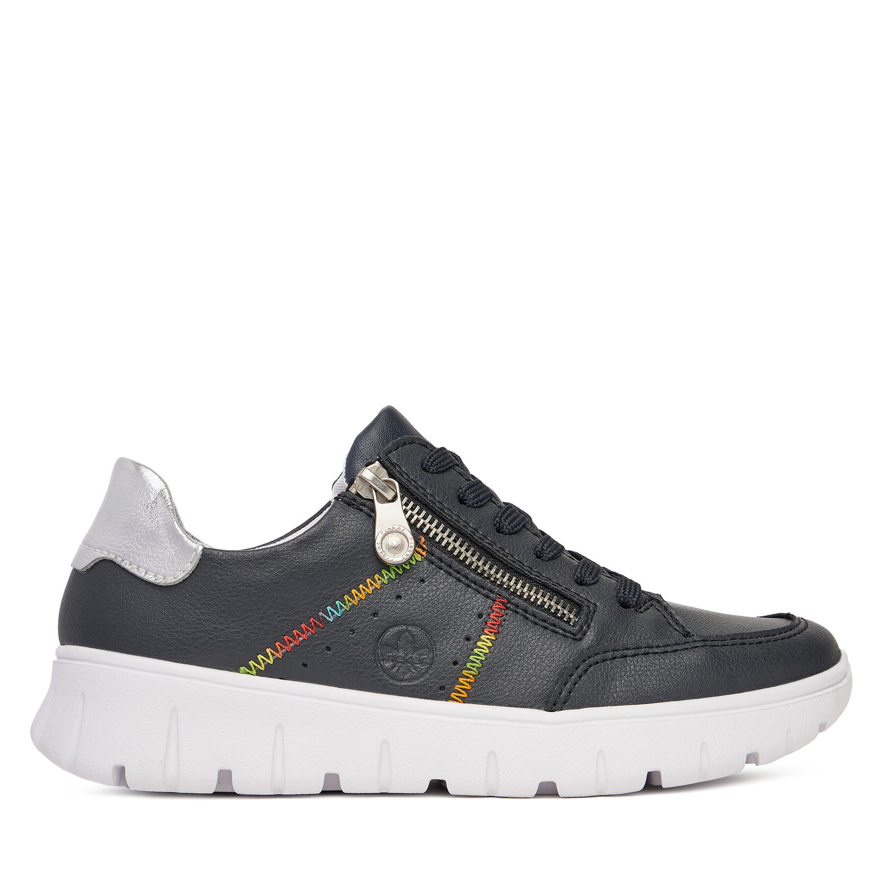 Сникърси Rieker N1313-14 Тъмносин цвят на ниска цена