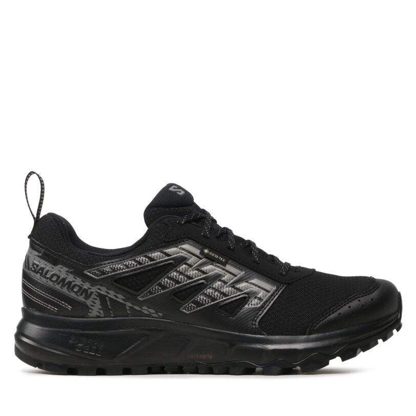 Сникърси Salomon Wander Gore-Tex L47148400 Черен цвят на ниска цена